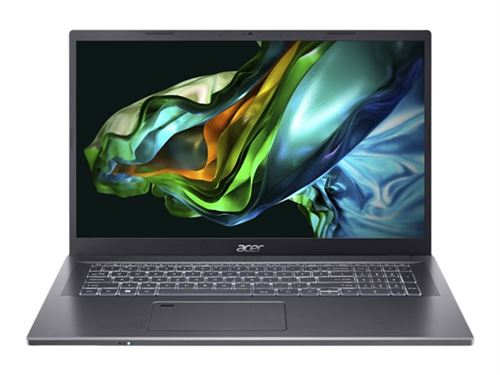 Acer Aspire 5 17 A517-58GM - Intel Core i7 - 1355U / jusqu'à 5 GHz - Win 11 Pro - GF RTX 2050 - 32 Go RAM - 1.024 To SSD - 17.3" IPS 1920 x 1080 (Full HD) - Gigabit Ethernet - Wi-Fi 6E - gris acier - clavier : Belge