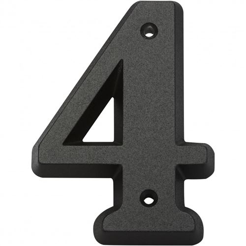Generique Chiffre 4 En Zamak Mat H.8 X L.4.5 Cm - Image 3