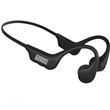 Casque Bluetooth Conduction Osseuse Sport Open Ear - August EP400 Bone Conduction avec Micro et Lecteur MP3 16GB intégré, ultra léger, sans fil, Etanche IP68 Waterproof- Noir