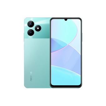 Realme C51 - 4G smartphone - double SIM - RAM 4 Go / Mémoire interne 128 Go - microSD slot - 6.74" (90 Hz) - 2x caméras arrière 50 MP - front camera 5 MP - vert menthe - 1
