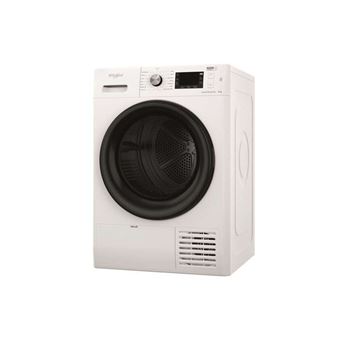 WHIRLPOOL - Sèche-linge Ouverture frontale 3, FFTNM228X3BFR, Blanc, L:59.5cm, H:84.9cm, P:64.9cm, Classe énergétique : A+++