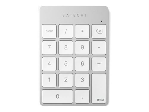 Satechi Gris - Pavé Numérique - Rechargeable, Mince - Sans Fil - Bluetooth - Sidéral - Image 4