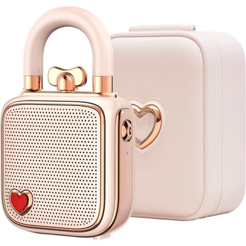 COQUEDISCOUNT Enceinte bluetooth design rose