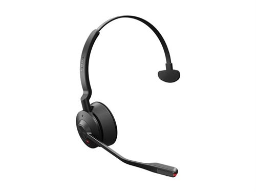 Jabra Engage 55 SE Mono - Micro-casque - sur-oreille - DECT - sans fil - USB-C via adaptateur DECT - certifié UC