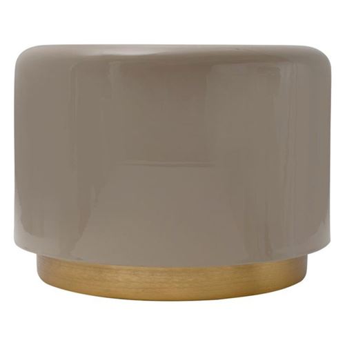 Non Communiqué Gris Table D'appoint Basse "Louana" 51Cm