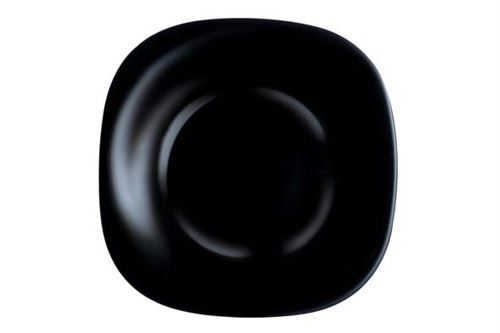 Luminarc Carine - Assiette creuse - Noir - D21cm - Verre - (lot de 6)