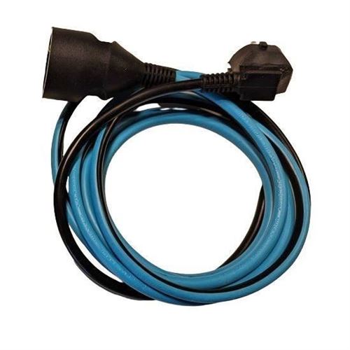 Non Communiqué Noir Prolongateur Dual Color - / Turquoise - H05vv-F 3G1,5 - 20 M