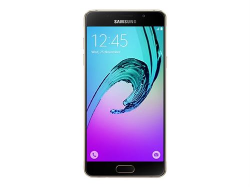Samsung Galaxy A5 (2016) - 4G smartphone - RAM 2 Go / Mémoire interne 16 Go - microSD slot - écran OEL - 5.2 - 1920 x 1080 pixels - rear camera 13 MP - front camera 5 MP - or