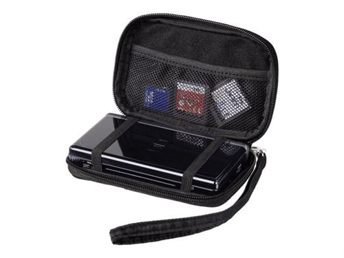 Hama J-Straps WWE - Sacoche pour console de jeux - nylon - noir - pour Nintendo 3DS, Nintendo DS Lite