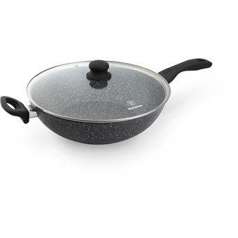 Westinghouse performance series wok pour induction - 28cm wok poêle  antiadhésive - tout feux, passe au four et au lave-vaisselle - bleu - Wok à  la Fnac