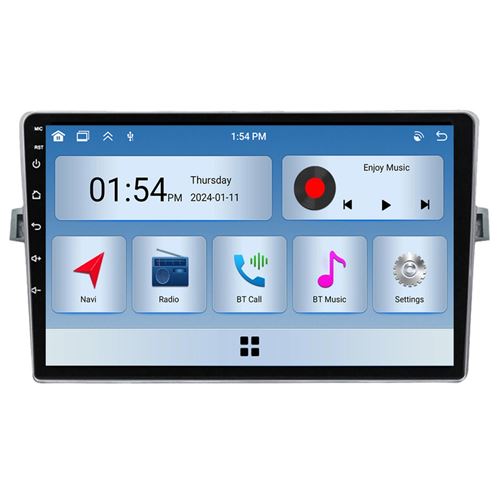 Autoradio RoverOne® Bluetooth CarPlay 2 Din 6Go RAM 128Go ROM pour Toyota Verso R20 2009-2018
