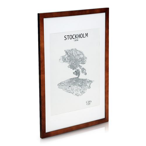 Cadre Photo - Blumfeldt Casa Chic Kenton - Rectangulaire 70 X 50 Cm - Plexiglas - Marron