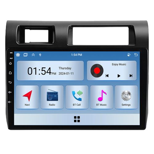 Radio GPS Voiture RoverOne® Écran Tactile CarPlay 2 Din pour Toyota Land Cruiser LC70 Series 2007-2020 6Go RAM 128Go ROM