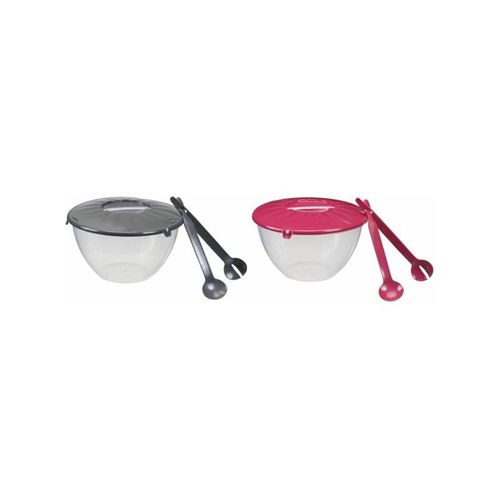 plast team Saladier avec couverts à salade, 7,0 litres