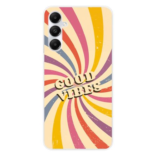 Coque en silicone imprimée compatible Samsung Galaxy A25 Good vibes