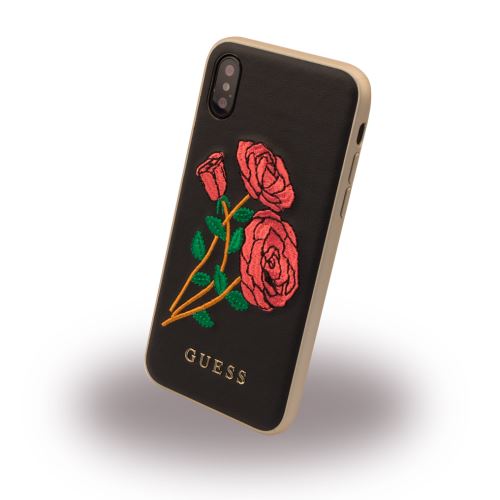 Guess - 4G PU Flower Desire - Hard Case - Apple iPhone X