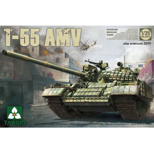Maquette char russe T-55 AMV Takom