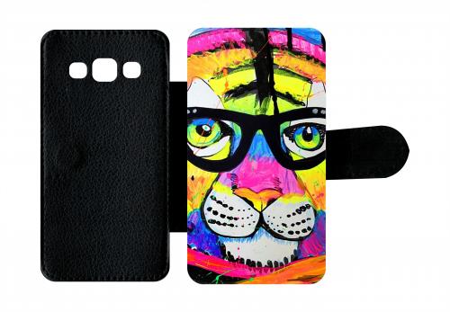 Etui À Rabat Samsung Galaxy A3 Lion À Lunette