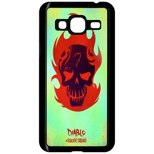 Coque Samsung Galaxy J3 Tete En Feu Diable