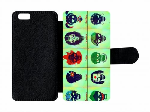 Etui À Rabat Apple Iphone 6 Team Tète Brûlé