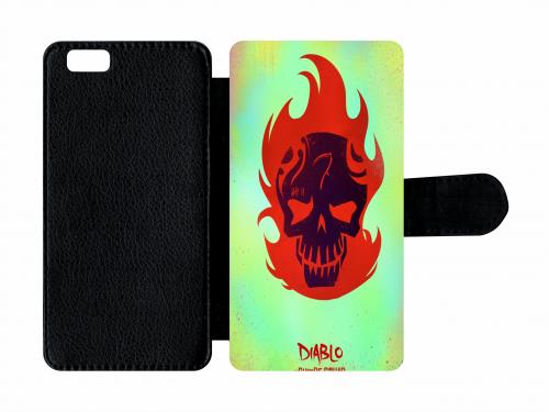 Etui À Rabat Apple Iphone 6 Tete En Feu Diable