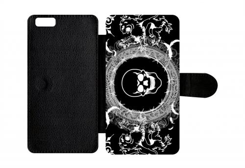 Etui À Rabat Apple Iphone 6 Plus Tribal Skull 2