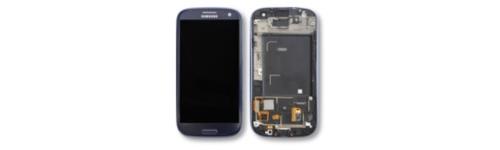 Ecran tactile + LCD bleu avec contour de remplacement pour Samsung Galaxy S3 (GT-i9305)