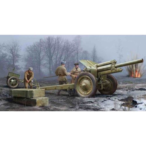 Maquette Accessoires Militaires : Canon Howitzer soviétique de 122mm 1938 M-30 Trumpeter