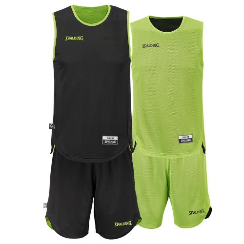 Spalding Double Face Vert S Ensemble maillot/short Enfant Mixte