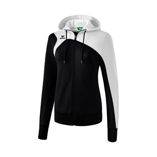 Erima - Veste d'entrainement avec Capuche Femme Erima Club 1900 2.0 - XL - noir/blanc