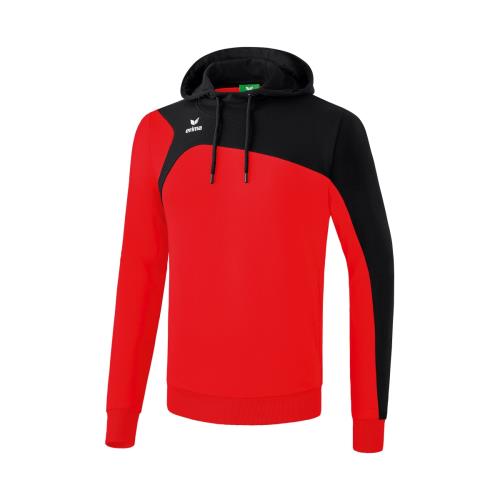 Erima Sweat à capuche club 1900 2.0 rouge/noir Taille 14 ans Enfant Garçon