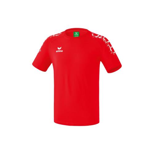 Erima - T-shirt Erima Basic Graffic 5-C - 3XL - rouge/blanc