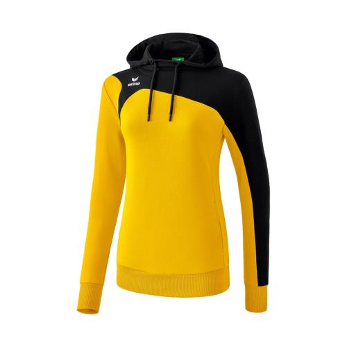 Erima - Sweat à Capuche Femme Erima club 1900 2.0 - 2XL - jaune/noir