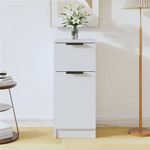Vidaxl Blanc Buffet 30X30x70 Cm - Image 3