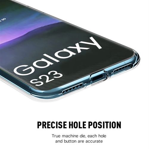 Lot 2 Verres Trempés pour Samsung Galaxy S23 Vitre Protection Intégrale