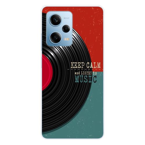 Coque en silicone imprimée compatible Xiaomi Redmi Note 12 Pro 5G Poco X5 Pro Keep calm