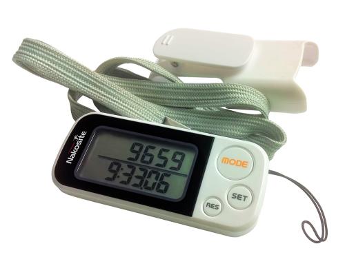 Podomètre Nakosite numérique avec sangle et clip Blanc - Compteurs et  instruments de mesure - Achat & prix