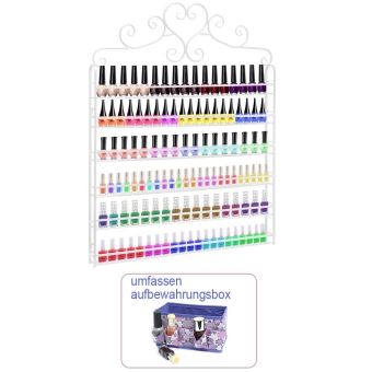 Etagere Murale A Vernis A Ongles En Metal Fer Forge 6 Niveaux