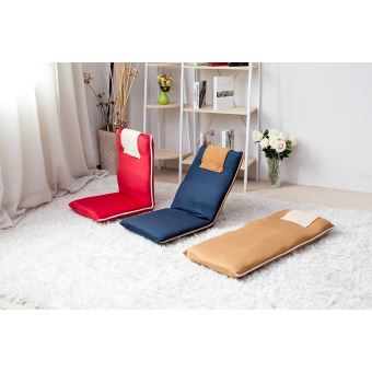 Chaise de méditation de sol rembourrée avec dossier réglable Chaise de méditation de sol rembourrée avec dossier réglable