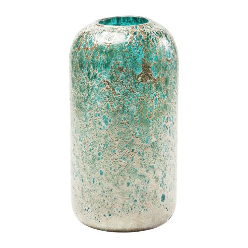 Vase Moonscape turquoise 31cm Kare Design