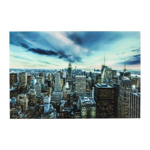 Tableau en verre New York Sunset 160x120cm Kare Design