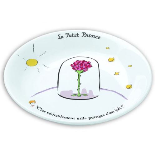 Assiette creuse 18cm La Rose C'est véritablement utile puisque c'est joli!
