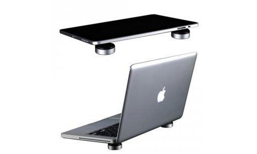 Lazy Couch Just-Mobile pieds rond aluminium pour tablette et ordinateur