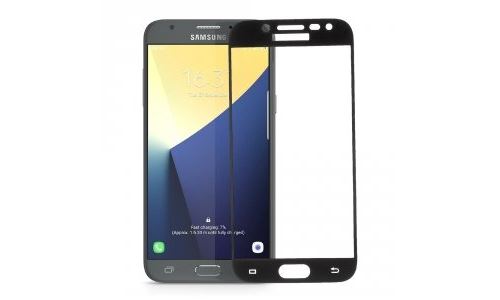 film protecteur d'écran en verre trempé Galaxy J5-2017 noir