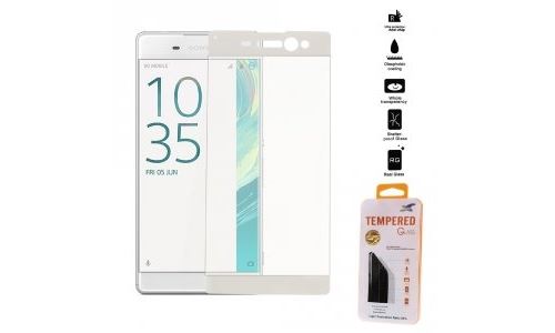 Film protecteur d'écran en verre trempé Sony Xperia XA Ultra contours blancs