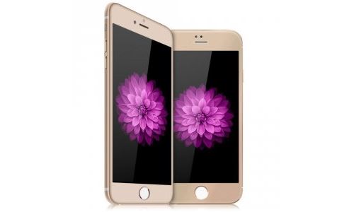film protecteur 3D intégral verre trempé contours gold pour iPhone 6s plus 5,5 pouces