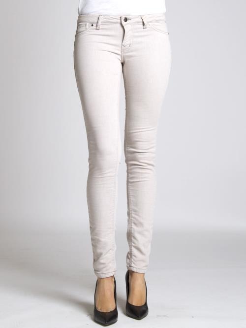 Carrera Jeans - Jogger Jeans 7880985B pour femme, doublure peluché, taille push up, taille basse - 40 - Beige