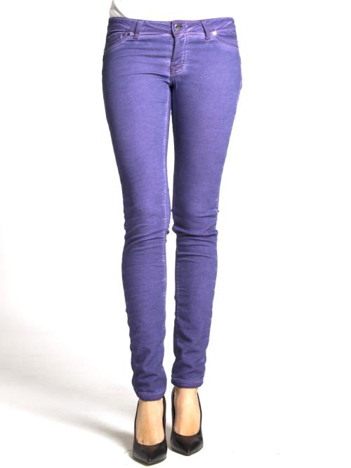 Carrera Jeans - Jogger Jeans 7880985B pour femme, doublure peluché, taille push up, taille basse - 34 - Violet