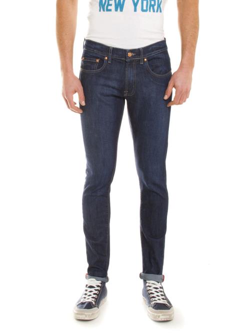 Carrera Jeans - Jeans 737 7370970X pour homme, tissu extensible, taille ajustée, taille basse - 38 - Bleu