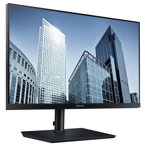 Samsung S24H850QFU - SH850 Series - LED-monitor - 24 (23.8 zichtbaar) - 2560 x 1440 - Plane to Line Switching (PLS) - 300 cd/m² - 1000:1 - 5 ms - HDMI, DisplayPort - zwart